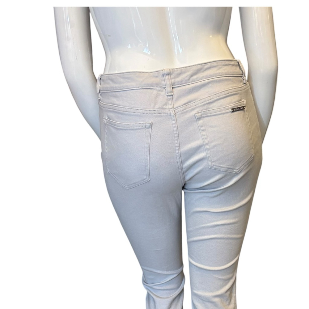 Michael Kors Light Gray Skinny Jeans, 8-10, Stretch - Picture 8 of 14